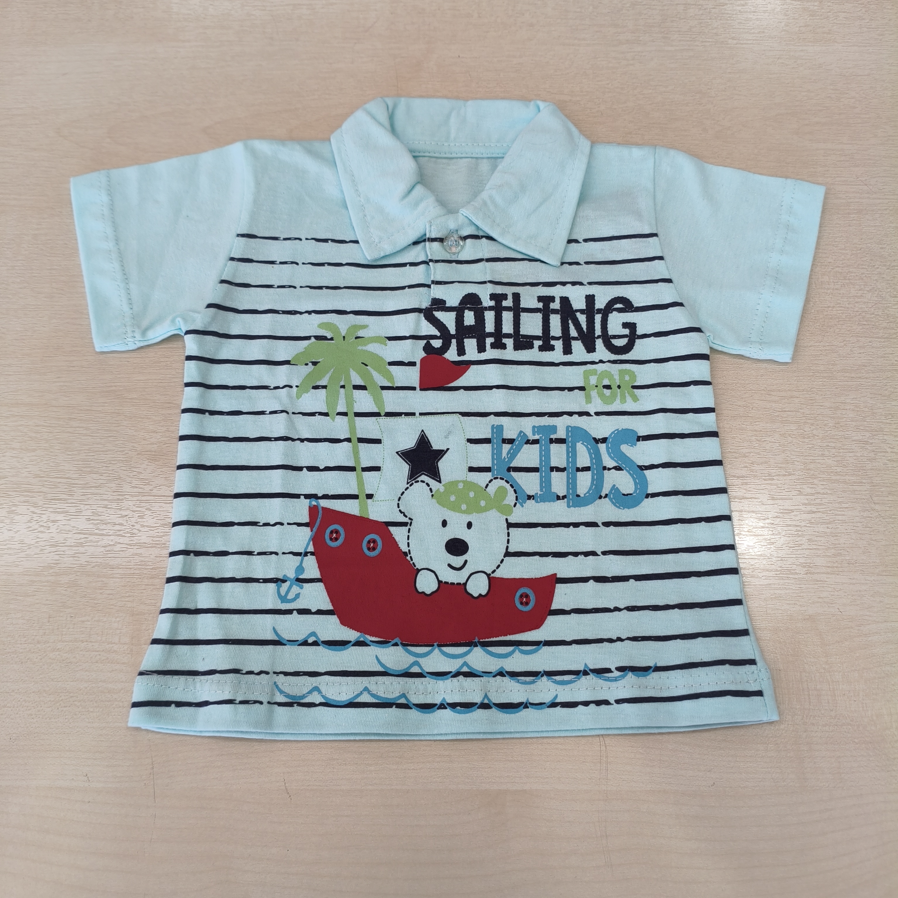 Camiseta MC Polo Masc Tam PB Lucs