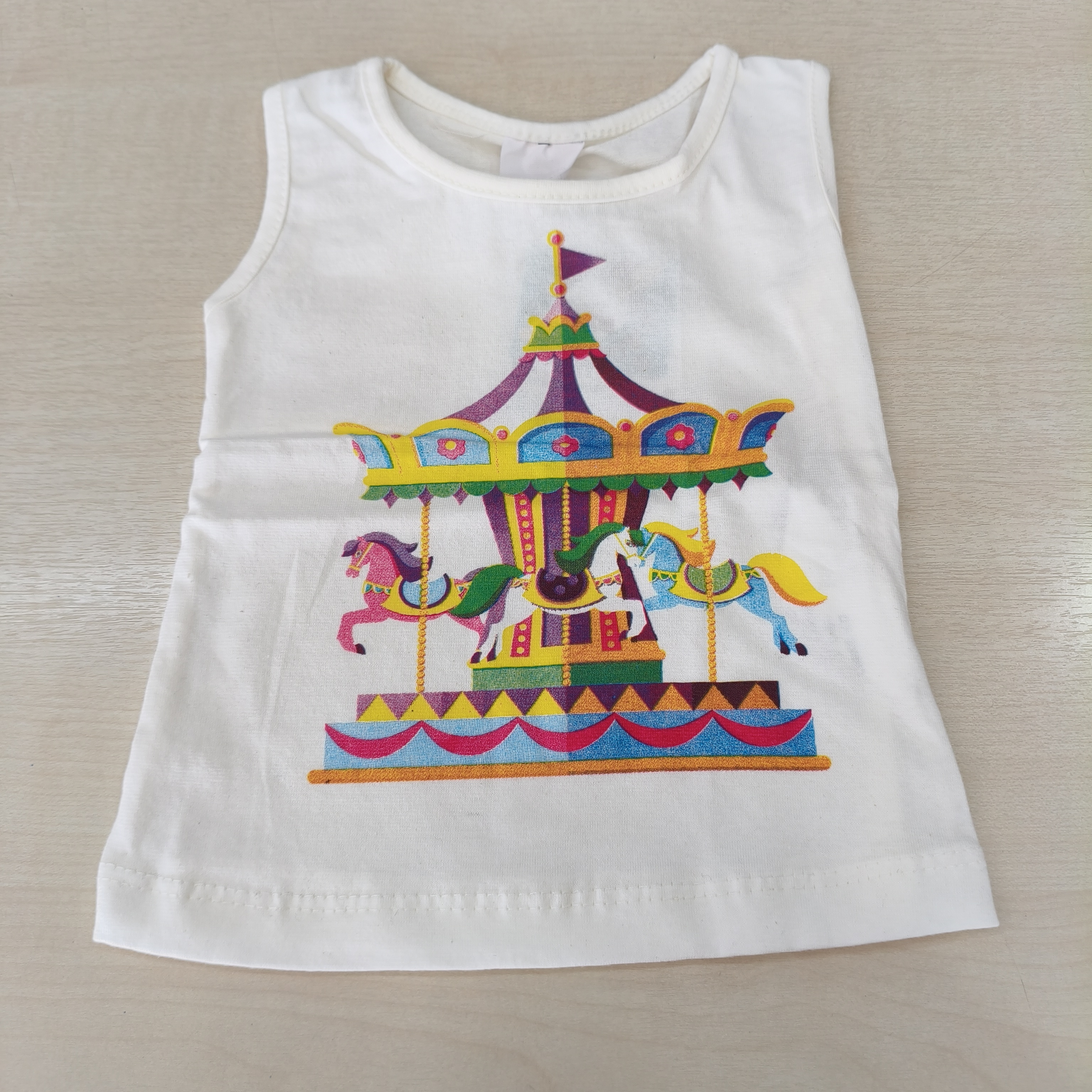 Regata C/estampa Fem Tam PB Fashion Kids