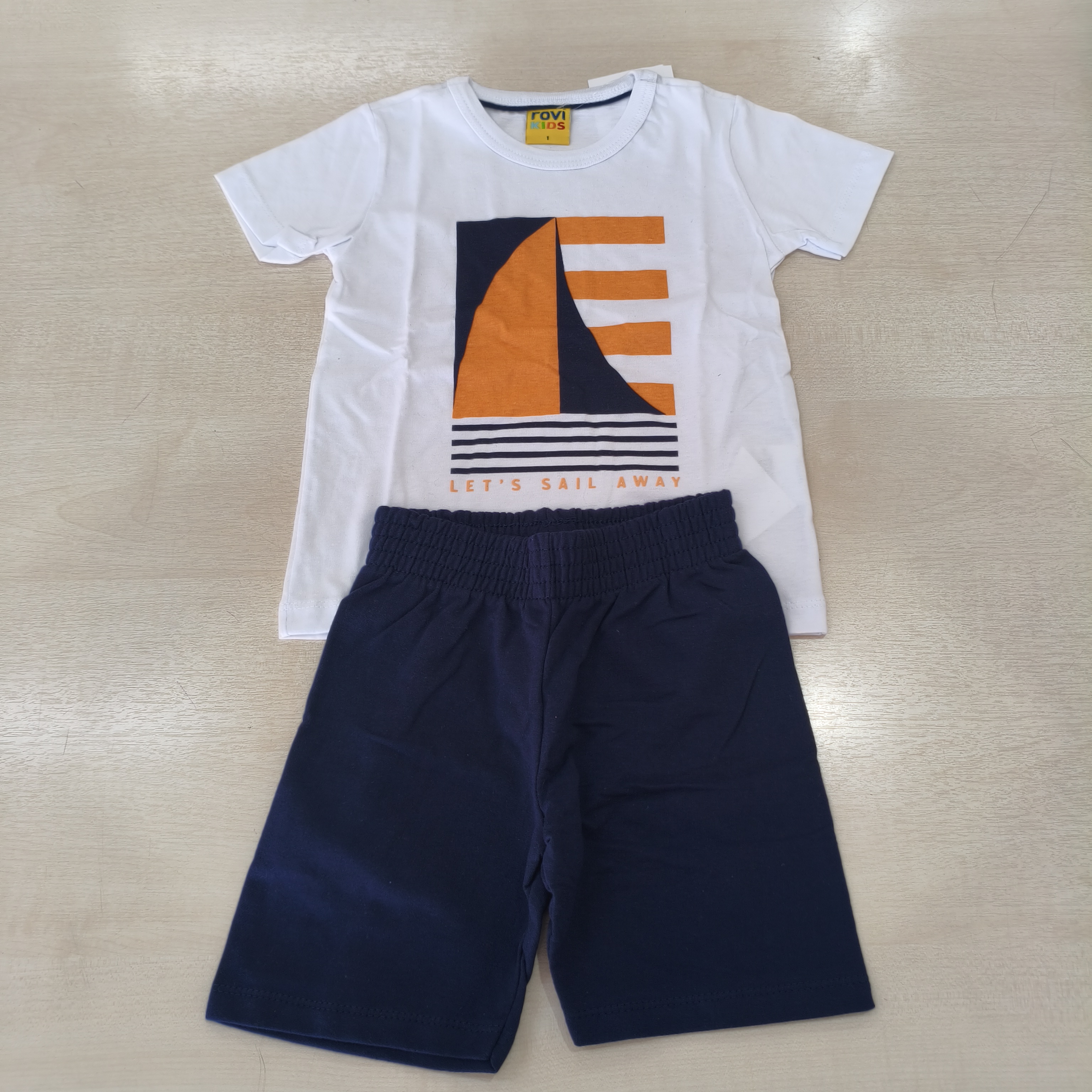 Conj. Camiseta MC e Bermuda Masc Tam 01 Rovitex