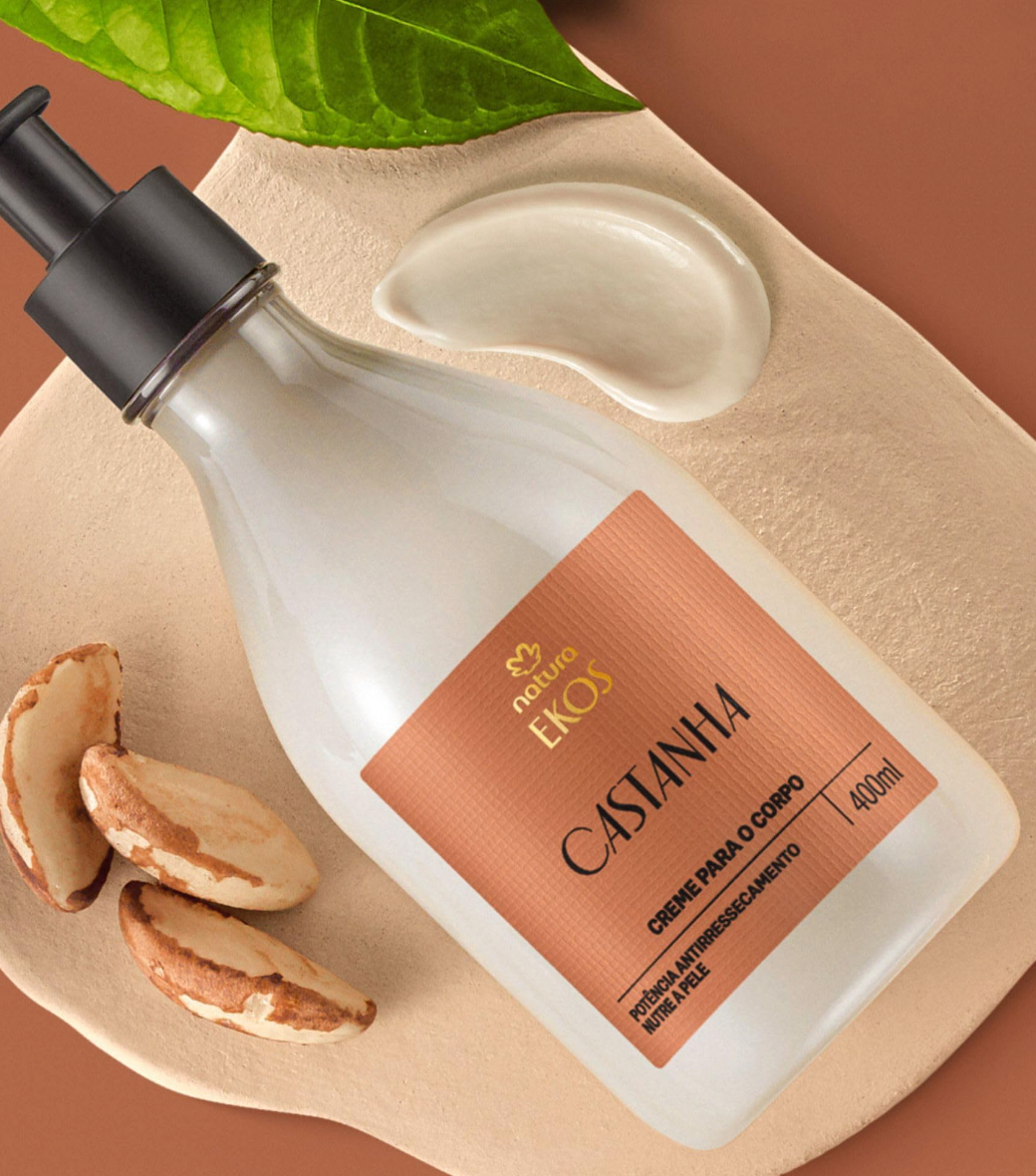 Creme Hidratante para o corpo (Castanha )Ekos NATURA (400ML)
