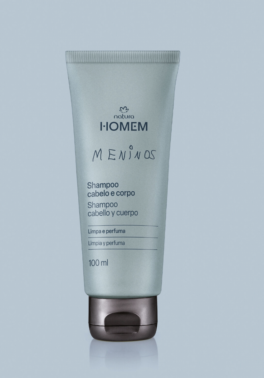 Shampoo Cabelo e Corpo Natura Homem Meninos (100ml)