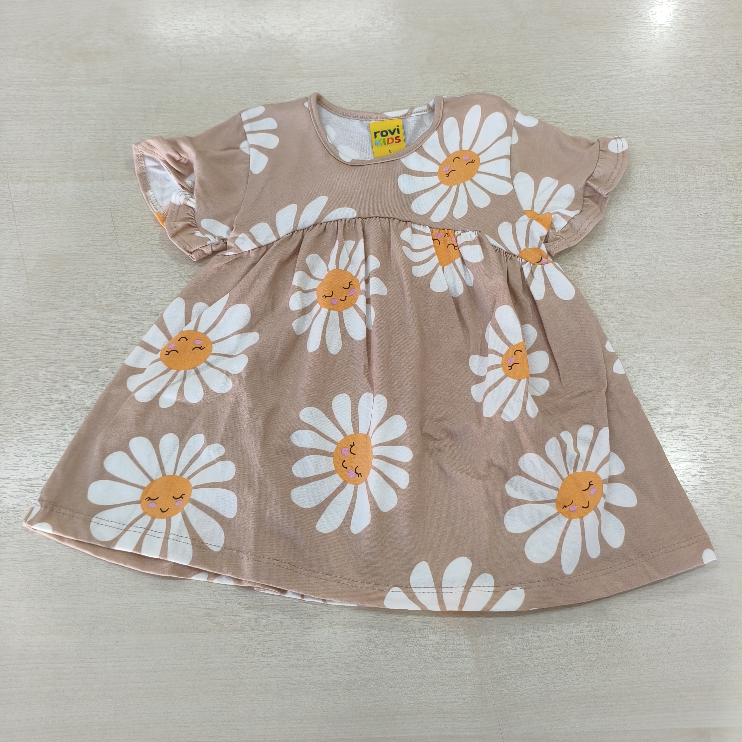 Vestido C/estampa Fem Tam 01 Rovitex