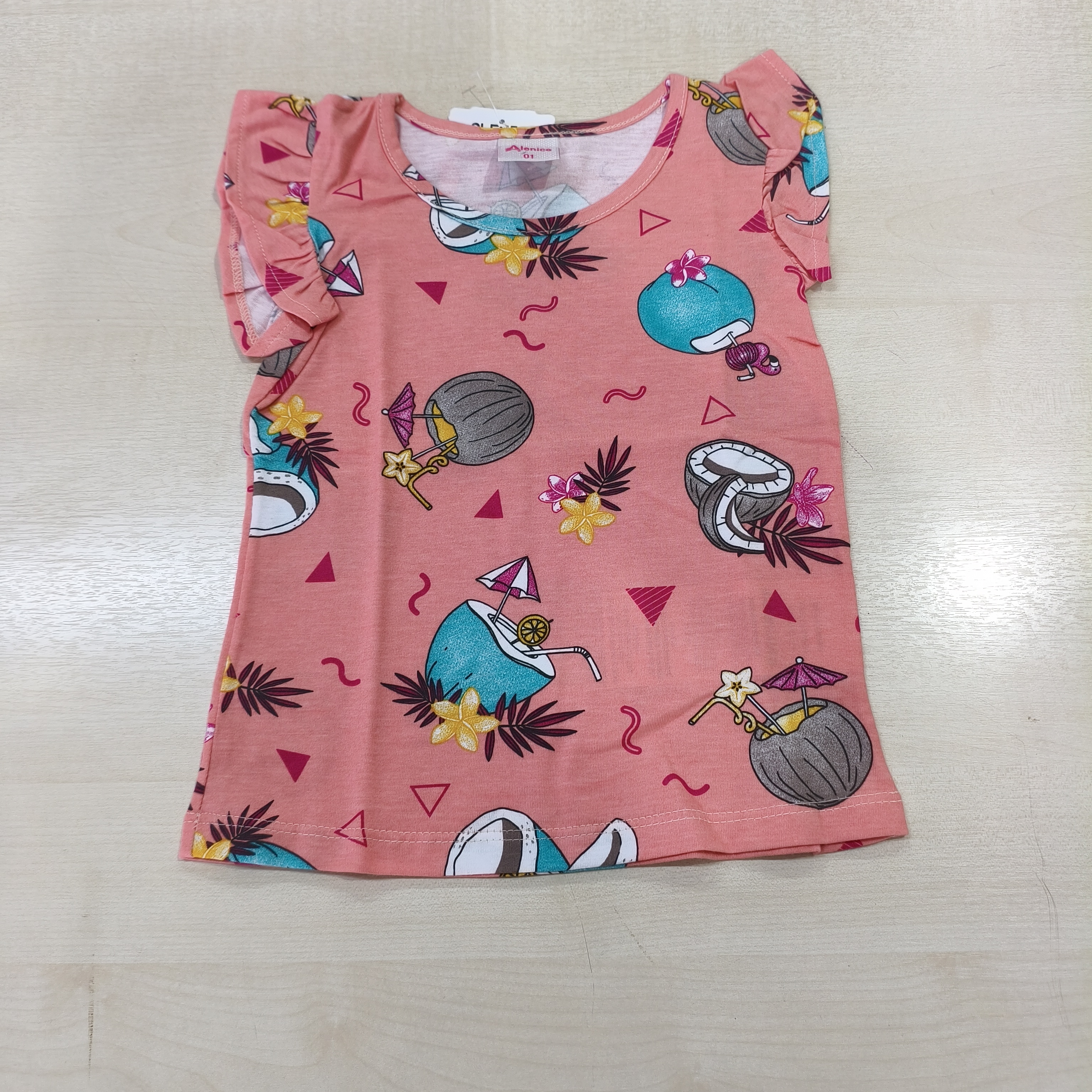 Blusa MC C/estampa Fem Tam 01 Alenice