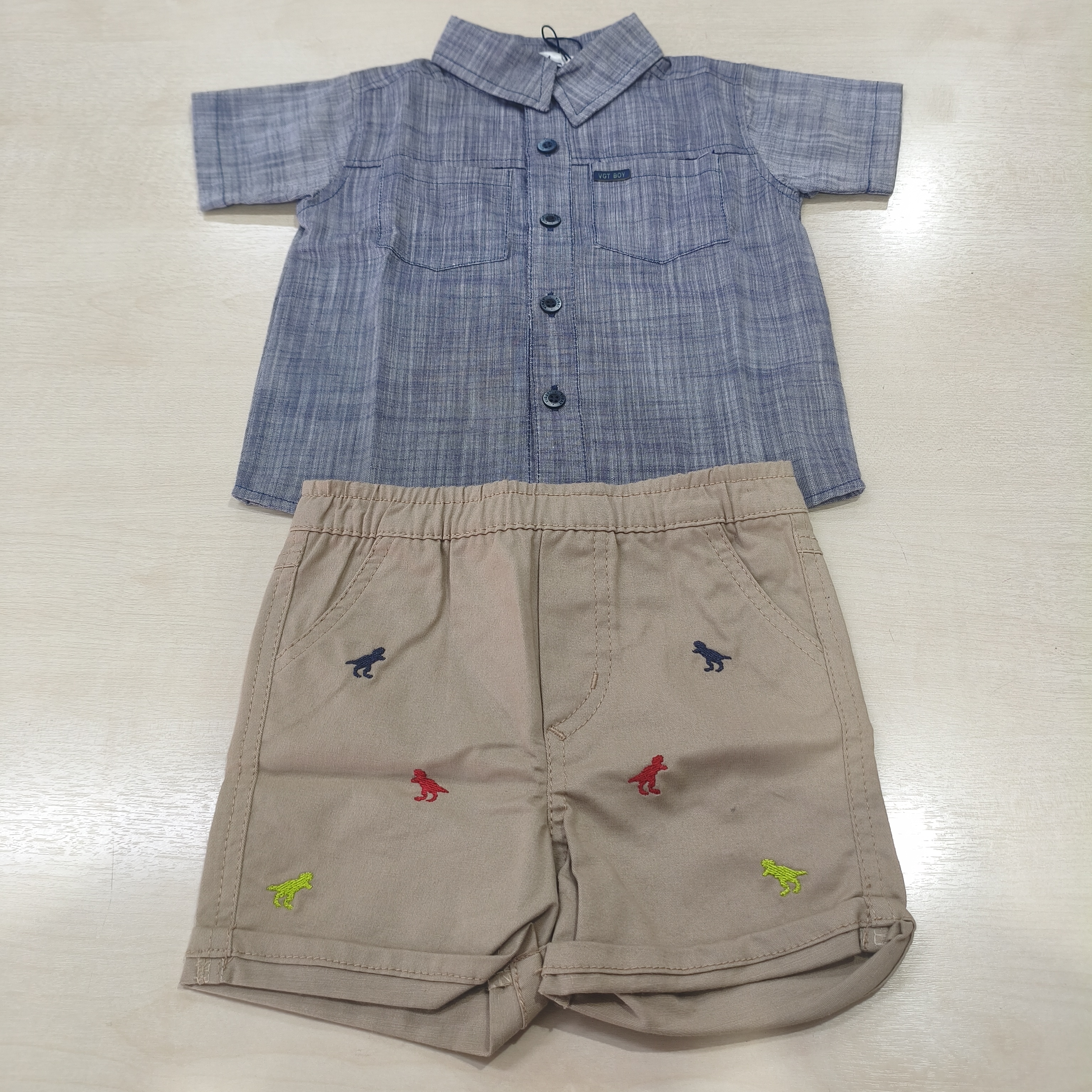 Conj. Camisa MC com Bermuda Masc Tam GB Vigat