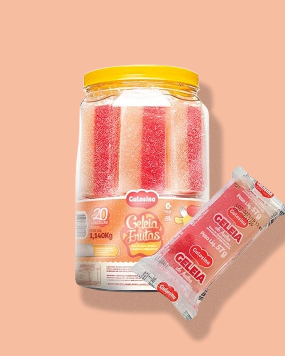 Geleia de fruta solta