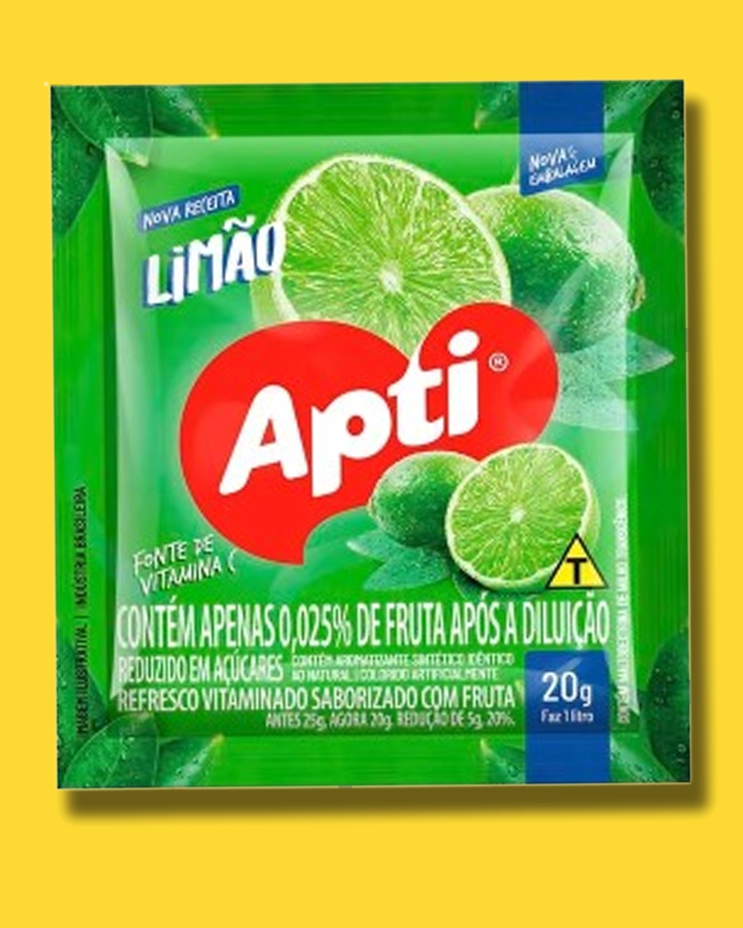 suco apti saquinho limao 20g