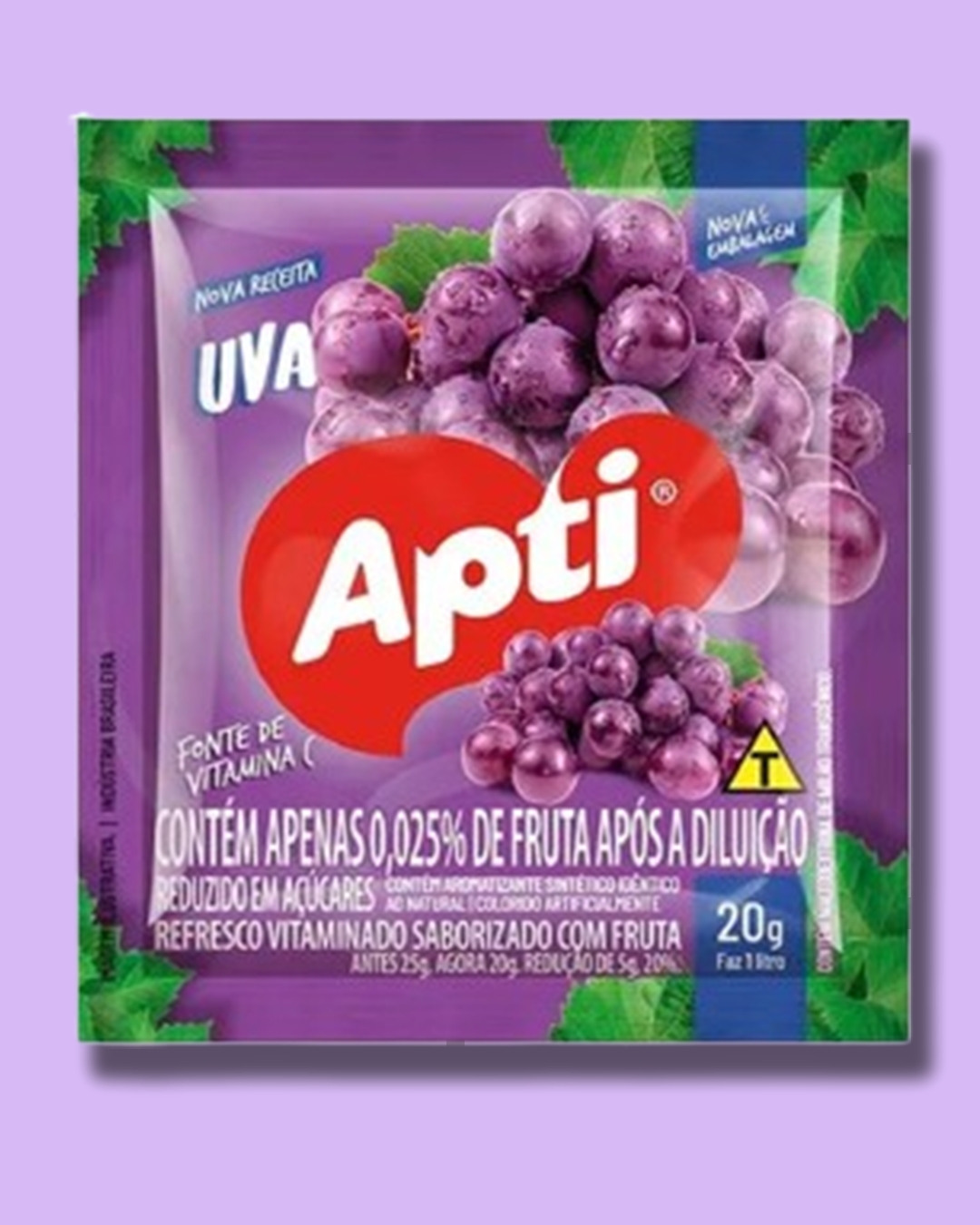 suco saquinho apti uva 20g