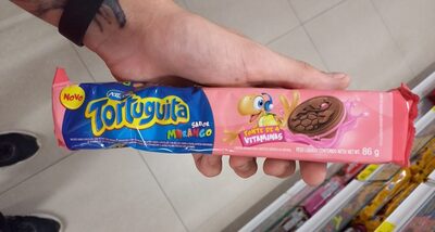 bolacha rech morango tortuguita 86g