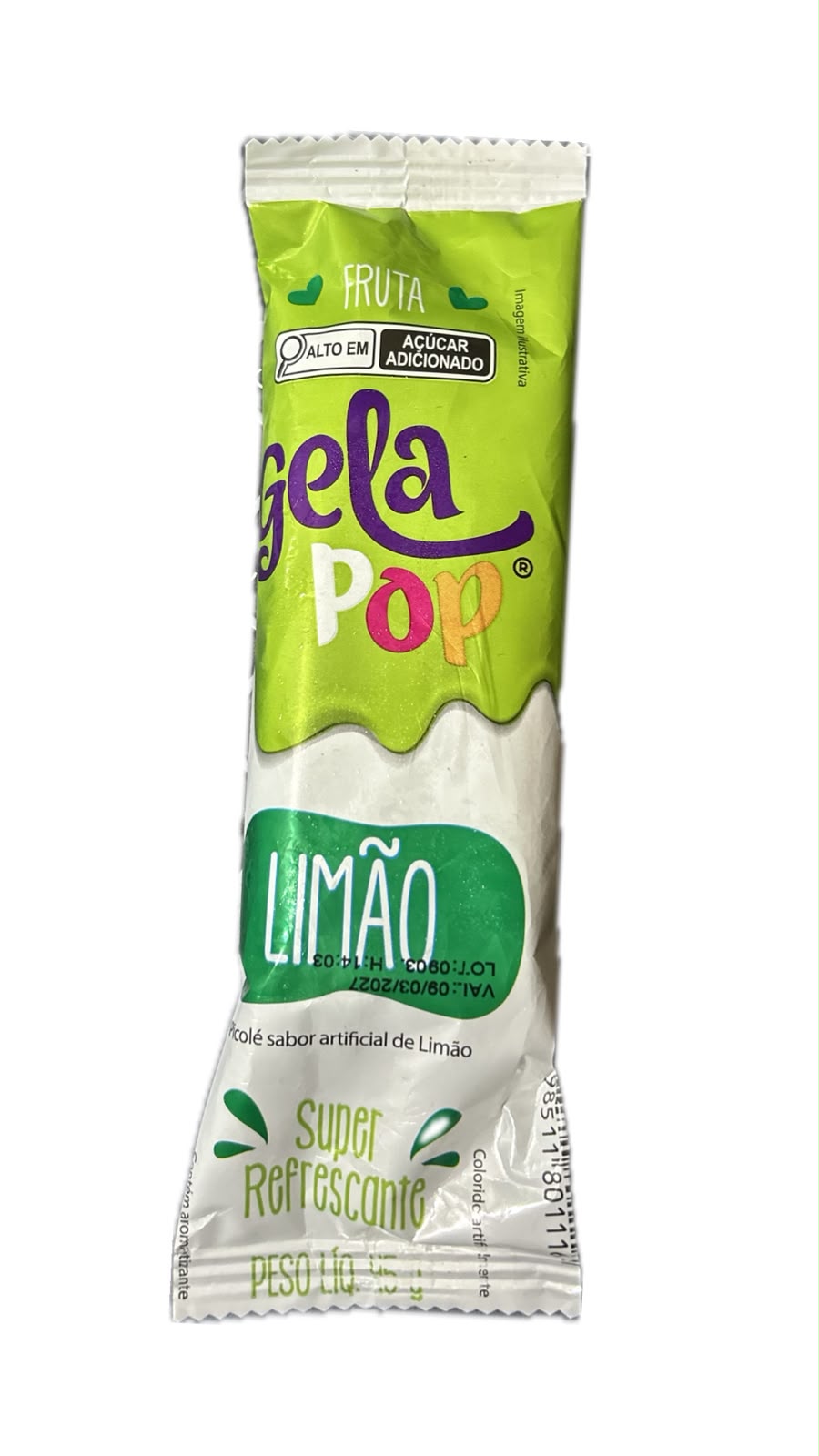 Picolé Gelapop Limão