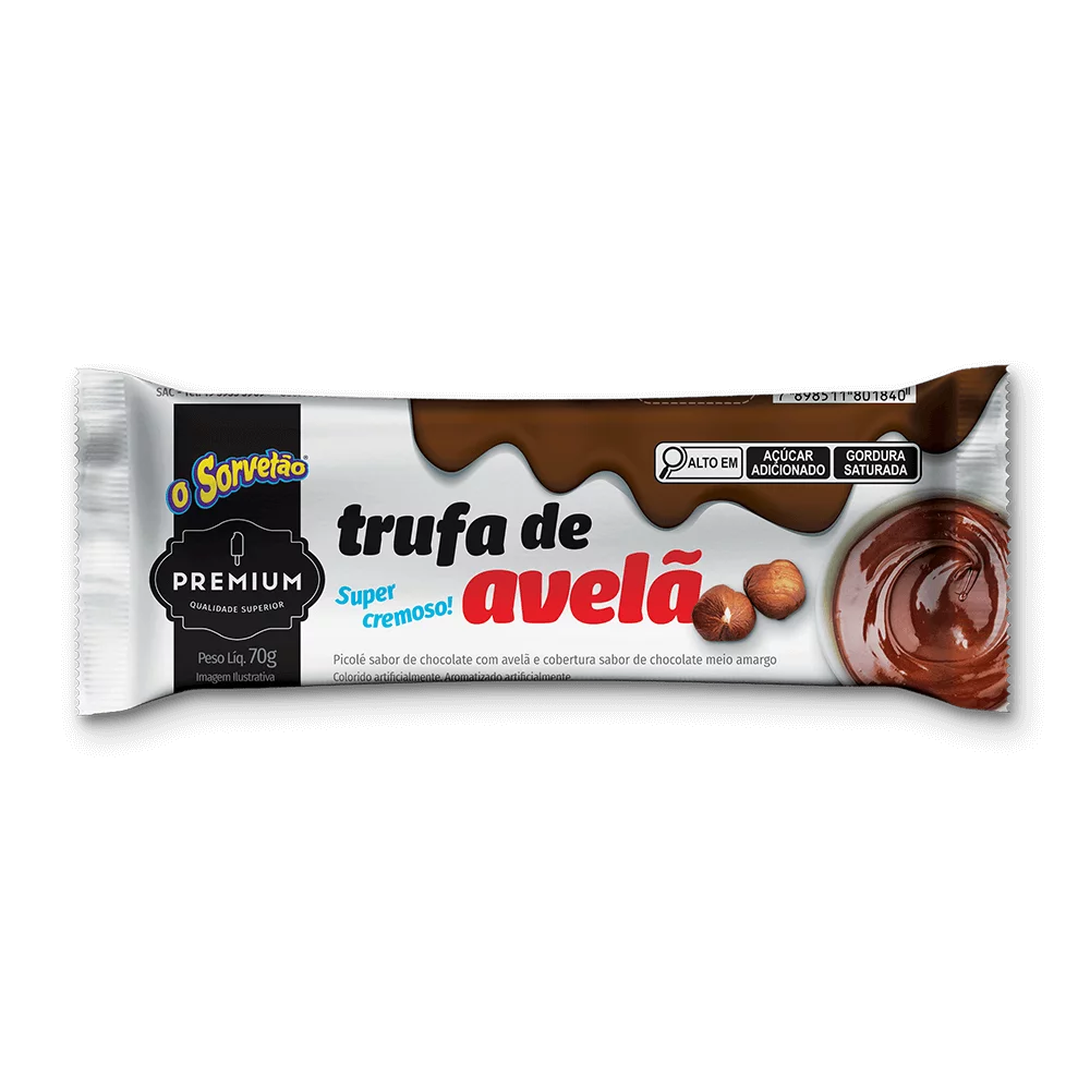 Picolé Trufa de Avelã Sorvetão