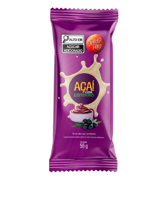 Picolé Açaí com Leitinho Sorvetão
