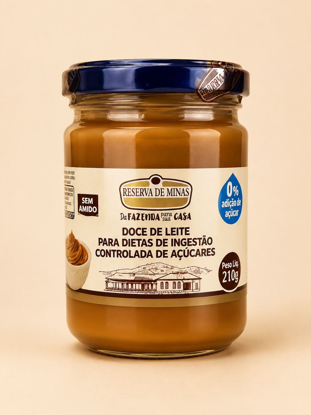 Doce de Leite Zero Açucar 210g